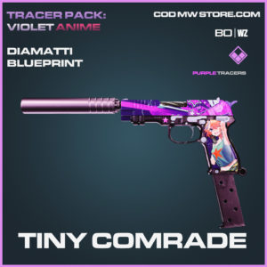 Tiny Comrade Diamatti blueprint tracer skin in Call of Duty Black Ops Cold War and Warzone