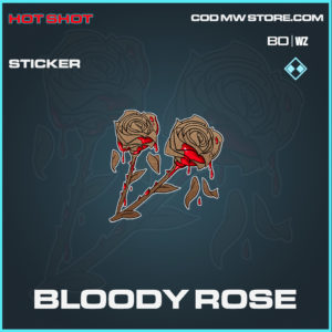 Bloody Rose sticker in Black Ops Cold War and Warzone