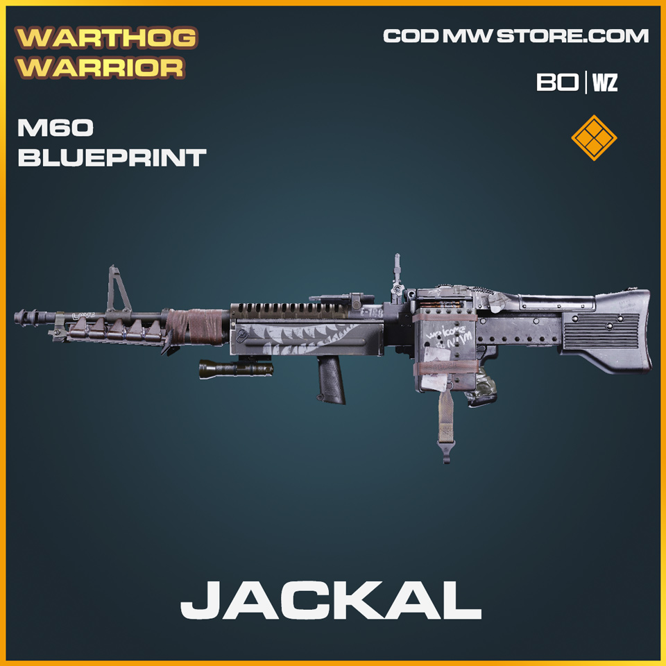 Jackal M60 blueprint skin in Black Ops Cold War and Warzone