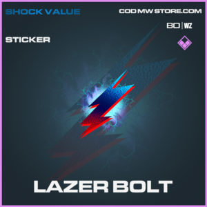 Lazer Bolt Sticker in Black Ops Cold War and Warzone