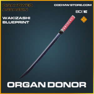 Organ Donor Wakizashi blueprint skin in Black Ops Cold War and Warzone
