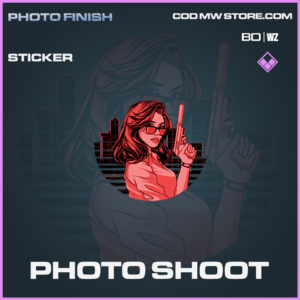 Photo Shoot sticker in Call of Duty Black Ops Cold War and Warzone