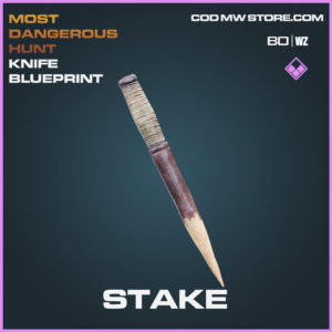 Stake knife blueprint skin in Black Ops Cold War and Warzone