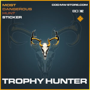 Trophy Hunter sticker in Black Ops Cold War and Warzone