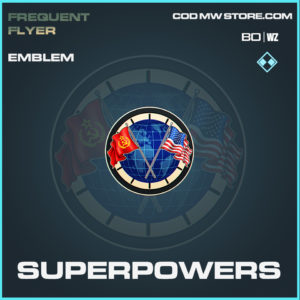 superpowers emblem frequent flyer rare cold war