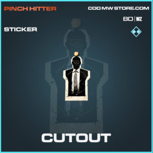 Cutout sticker in Black Ops Cold War and Warzone