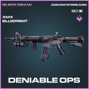 Deniable Ops XM4 blueprint skin in Black Ops Cold War and Warzone