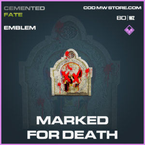 Marked for death emblem in black ops cold war in warzone