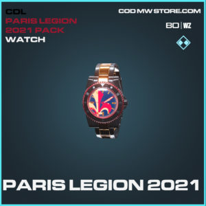 Paris Legion 2021 watch in Black Ops Cold War and Warzone