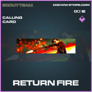 Return Fire calling card in Black Ops Cold War and Warzone