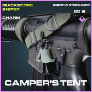 Camper's tent charm in Cold War and Warzone