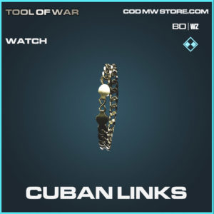 Cuban Links watch in Cold War and Warzone