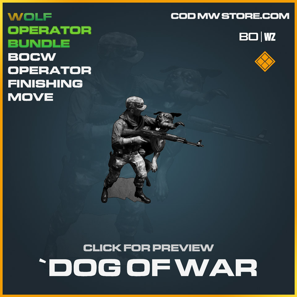Dog of War Finishing Move in Cold War and Warzone