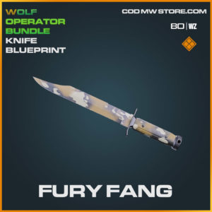 Fury Fang knife blueprint skin in Cold War and Warzone