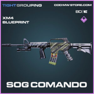 SOG Commando XM4 blueprint skin in Cold War and Warzone