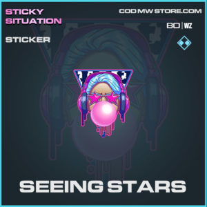 Seeing Stars sticker in Cold War and Warzone