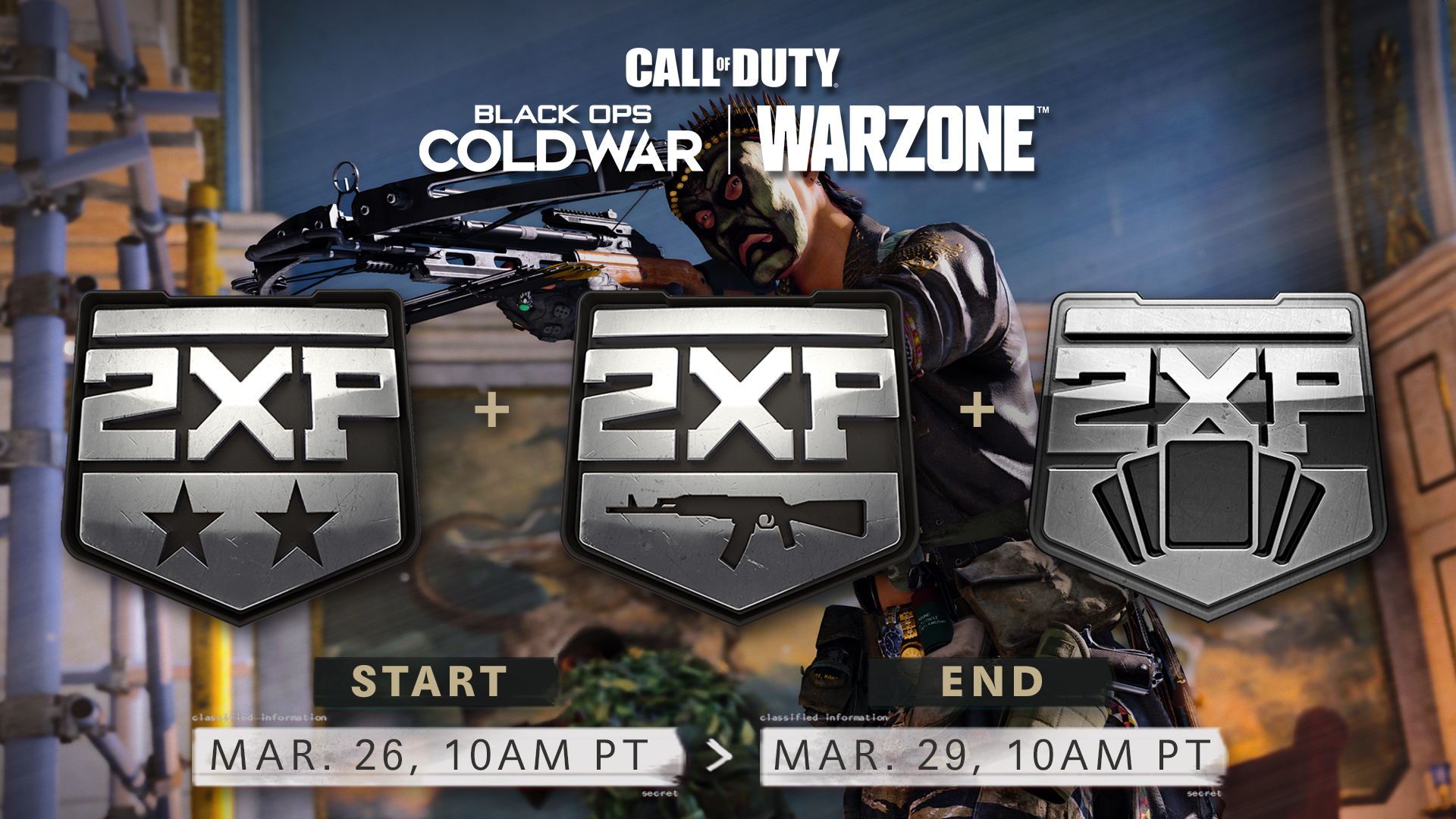 Warzone, Double XP (2XP) Events News (January)