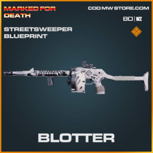 blotter streetsweeper blueprint in Cold War and Warzone