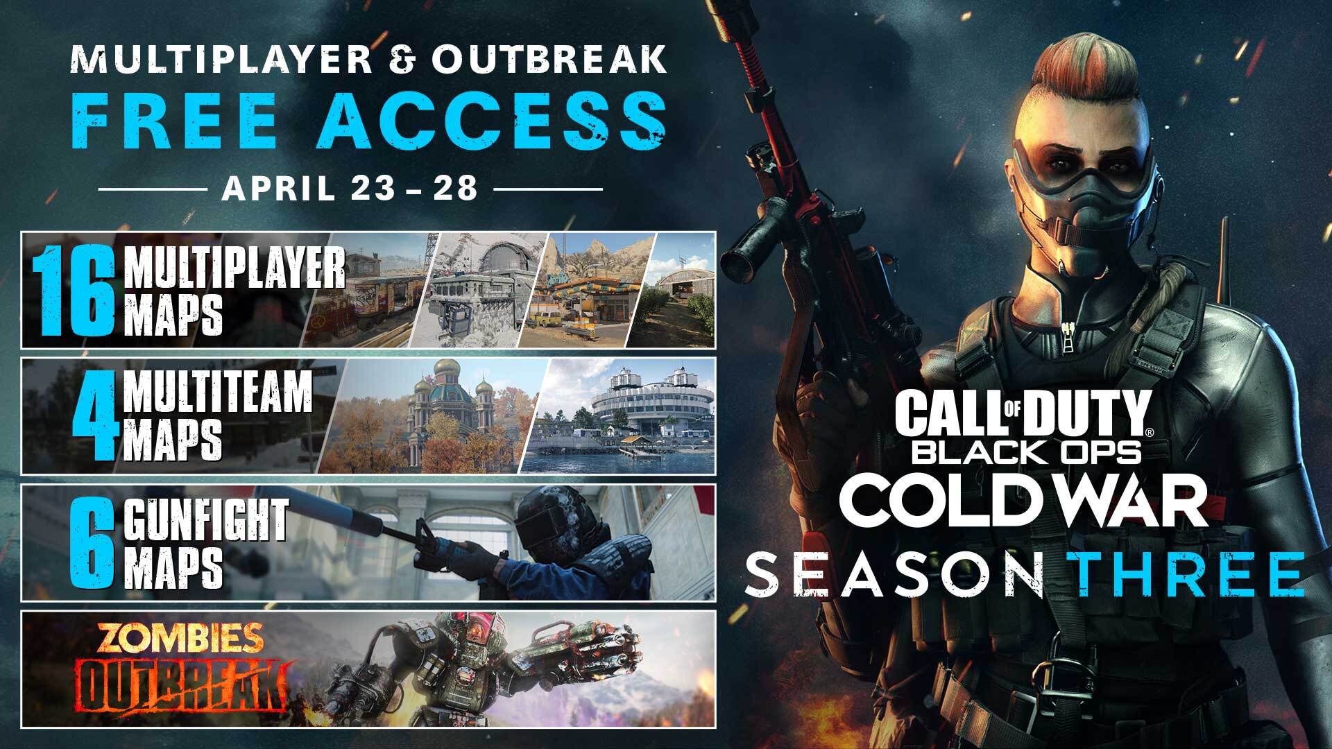 Season Two Reloaded Adds New Multiplayer Maps, Modes, Outbreak