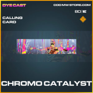Chromo Catalyst calling card in Cold War and Warzone