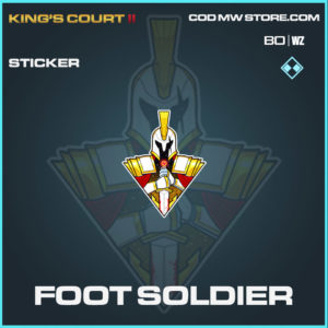 Foot Soldier sticker in Cold War and Warzone
