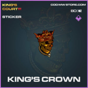 King's Crown sticker in Cold War and Warzone