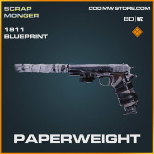 Paperweight 1911 blueprint skin in Cold War and Warzone