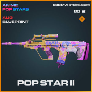 Pop Star II AUG blueprint skin in Cold War and Warzone
