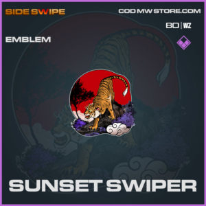 Sunset Swiper emblem in Cold War and Warzone