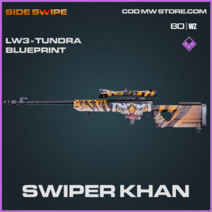 Swiper Khan LW3 Tundra blueprint skin in Cold War and Warzone