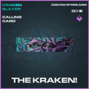 The Kraken calling card in Cold War and Warzone