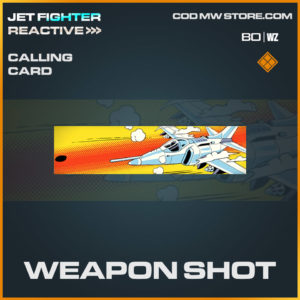 WEapon Shot calling card in Cold War and Warzone