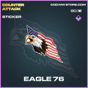 eagle 76 sticker in Cold War and Warzone