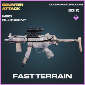 fast terrain mp5 blueprint in Cold War and Warzone