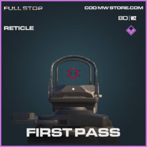 first pass reticle in Cold War and Warzone