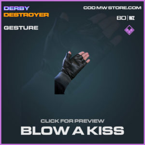 Blow A Kiss Gesture in Cold War and Warzone