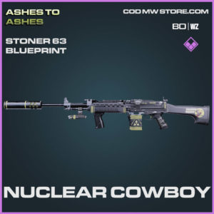 Nuclear Cowboy Stoner 63 blueprint skin in Cold War and Warzone