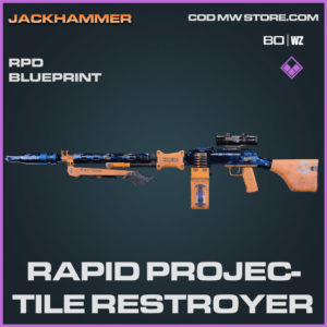 Rapid Projectile Destoyer RPD blueprint skin in Cold War and Warzone