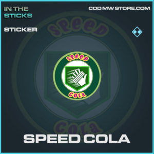 Speed Cola sticker in Cold War and Warzone