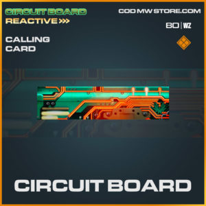 Circuit Boad calling card in Cold War and Warzone
