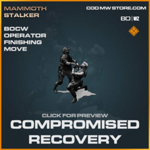 Compromised Recovery Finishing Move in Cold War and Warzone