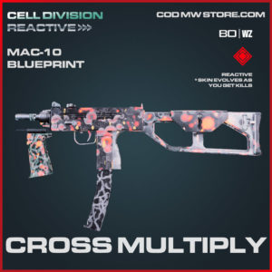 Cross Multiply MAC-10 blueprint skin in Cold War and Warzone