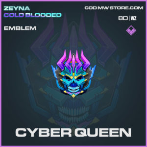 Cyber Queen emblem in Cold War and Warzone