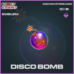 Disco Bomb emblem in Cold War and Warzone