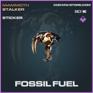 Fossil Fuel sticker in Cold War and Warzone