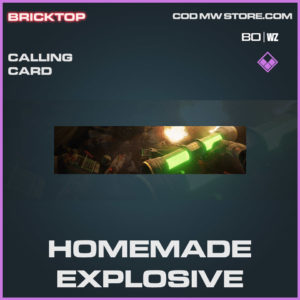 Homemade Explosive calling card in Cold War and Warzone