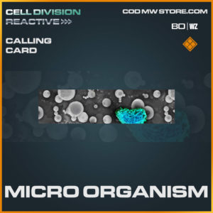 Micro Organism calling card in Cold War and Warzone