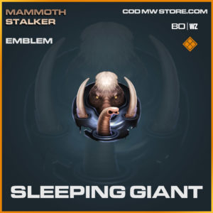 Sleeping Giant Emblem in Cold War and Warzone