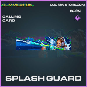 splash guarad clling card in Cold War and Warzone