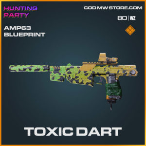 Toxic Dart AMP63 blueprint skin in Cold War and Warzone